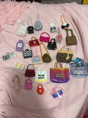 Rainbow high and lol omg doll purses